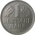 ФРГ 1 марка 1970 год (D)