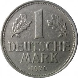 ФРГ 1 марка 1970 год (D)