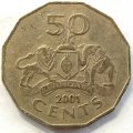 Свазиленд 50 центов 2001 год