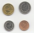 Набор из 4 монет Сальвадор 1972-1995 год AU-XF