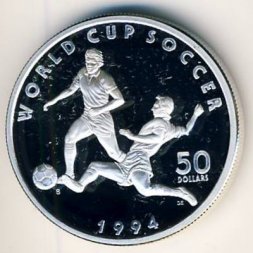 Маршалловы острова 50 долларов 1994 год
