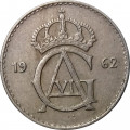Швеция 25 эре 1962 год