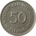 ФРГ 50 пфеннигов 1992 год (G)