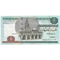 Египет 5 фунтов 2008 год - UNC