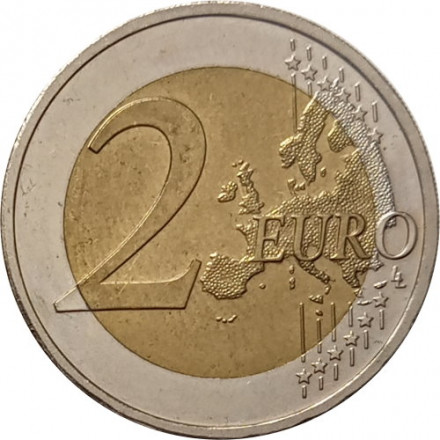 Латвия 2 евро 2014 год - Аллегорический образ Латвии