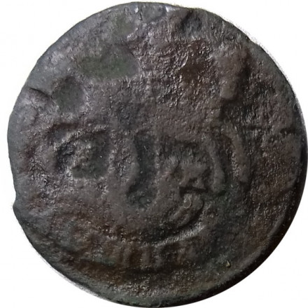 Полушка 1766 год ЕМ  Екатерина II (1762 - 1796) - F