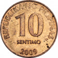 Филиппины 10 сентимо 2009 год
