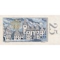 Чехословакия 25 крон 1958 год - Ян Жижка. г.Табор UNC