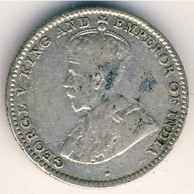 Цейлон 10 центов 1928 год