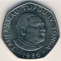 Тонга 1 паанга 1986 год - Рождество