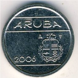 Аруба 5 центов 2006 год