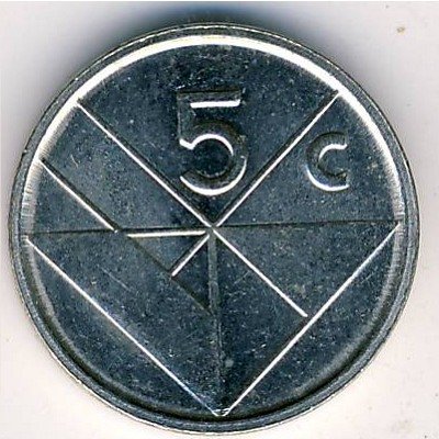 Аруба 5 центов 2006 год