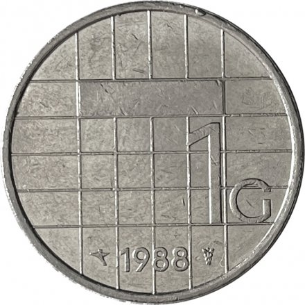 Нидерланды 1 гульден 1988 год