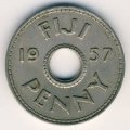 Фиджи 1 пенни 1957 год