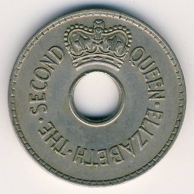Фиджи 1 пенни 1957 год