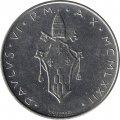 Ватикан 100 лир 1972 год - Папа Павел VI