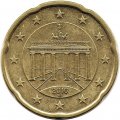 Германия 20 евроцентов 2016 год (G)