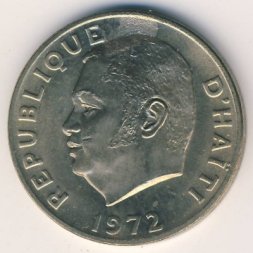 Гаити 20 сантимов 1972 год - ФАО