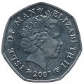 Остров Мэн 50 пенсов 2007 год - Башня Милнера