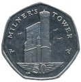 Остров Мэн 50 пенсов 2007 год - Башня Милнера