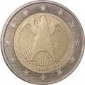 Германия 2 евро 2008 год (D)