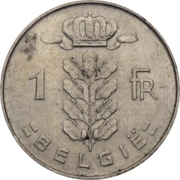 Бельгия 1 франк 1950 год BELGIE