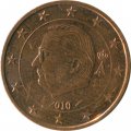 Бельгия 2 евроцента 2010 год - Король Альберт II