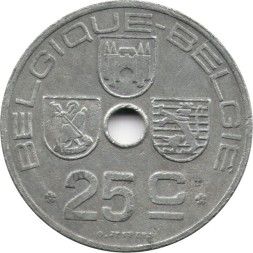 Бельгия 25 сантимов 1946 год (BELGIQUE-BELGIE)
