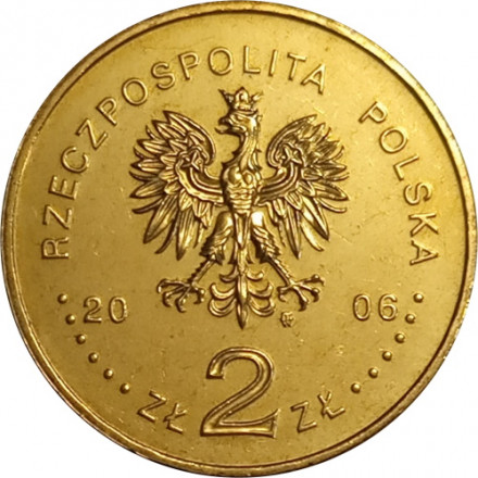 Польша 2 злотых 2006 год - 100 лет Варшавской школы экономики