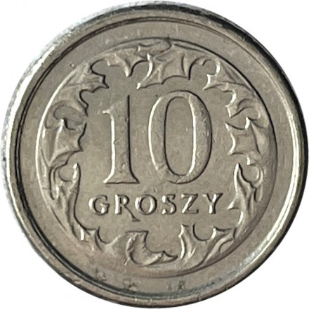 Польша 10 грошей 2006 год