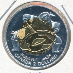 Канада 2 доллара 1999 год - Шаман