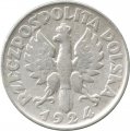 Польша 2 злотых 1924 год (без отметки МД)