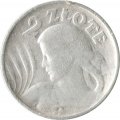 Польша 2 злотых 1924 год (без отметки МД)