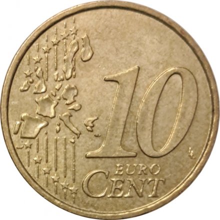 Франция 10 евроцентов 2004 год - Девушка-сеятель