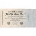 Германия (Веймарская республика) 500 марок 1922 год - VF