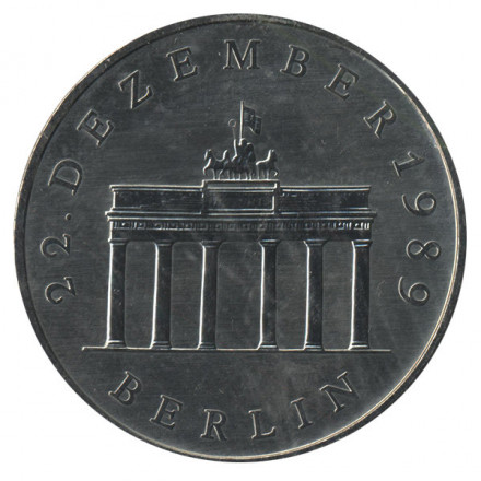 Германия 20 марок 1990 год - Бранденбургские Ворота в Берлине