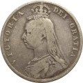 Великобритания 1/2 кроны 1889 год
