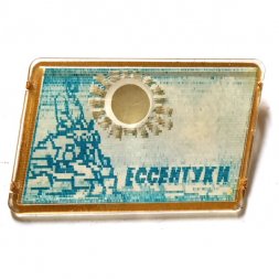 Значок Ессентуки. Орел (переливной)