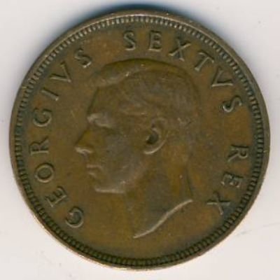 ЮАР 1 пенни 1948 год