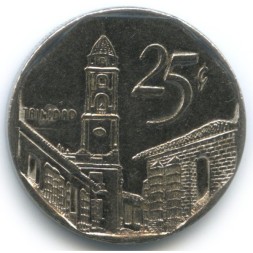 Куба 25 сентаво 2002 год - Церковь