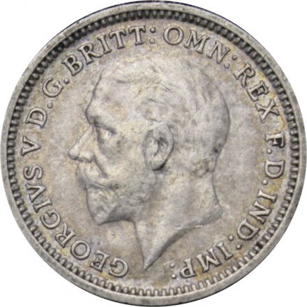 Великобритания 3 пенса 1935 год - Король Георг V