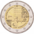 Германия 2 евро 2020 год - 50 лет Коленопреклонению в Варшаве (D)