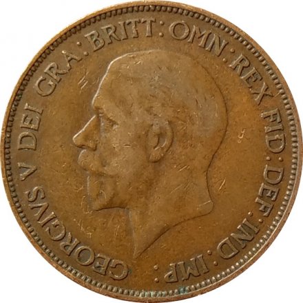 Великобритания 1 пенни 1934 год