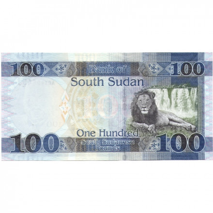Южный Судан 100 фунтов 2019 год - UNC