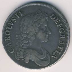 Великобритания 1 крона 1672 год