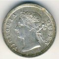 Гонконг 5 центов 1891 год