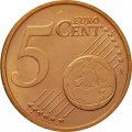 Словакия 5 евроцентов 2009 год UNC