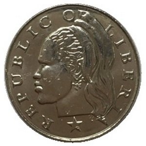 Либерия 25 центов 2000 год