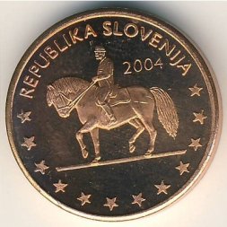 Словения 5 евроцентов 2004 год
