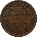 Британская Индия 1/4 анны 1862 год